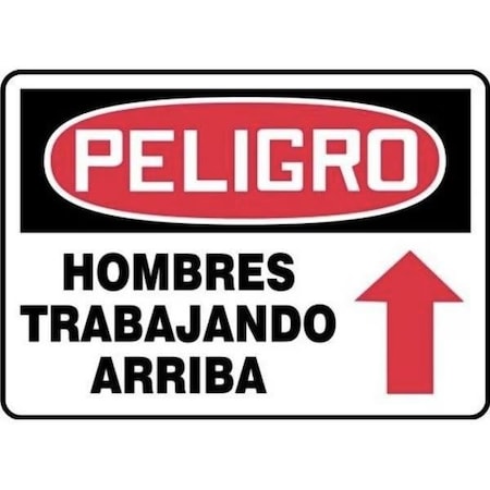 Accuform OSHA DANGER Safety Sign MEN WORKING SHMCRT014VS